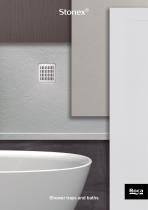 Stonex - Shower trays and baths - Brochure
