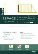 Fiche produit PORTAIL AUTOPORTANT ESPACE - 1