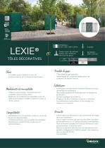 FICHE PRODUIT TÔLES DÉCORATIVES LEXIE