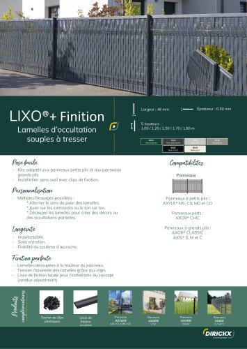 LIXO + FINITION