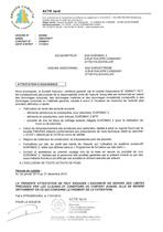 Attestation d'assurance 2013 - 2