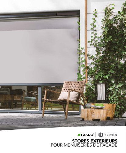 FAKRO STORES EXTERIEURS  POUR MENUISERIES DE FACADE