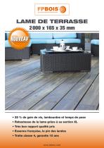 LAME DE TERRASSE 2000 x 165 x 35 mm - 1