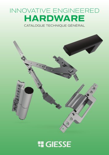 CATALOGUE TECHNIQUE G&Eacute;N&Eacute;RAL