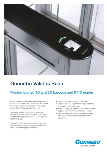 Validus Scan PDS