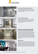 Portes coulissantes en acier et acier inoxydable FST - 7