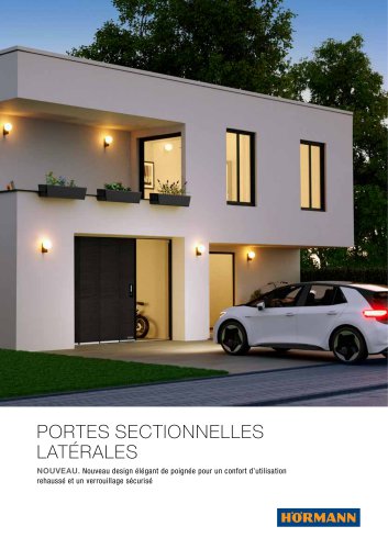 Portes sectionnelles latérales