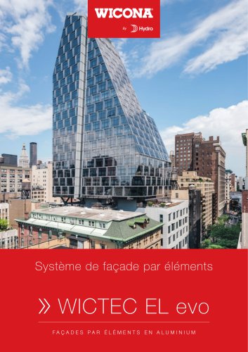 FAÇADES PAR ÉLÉMENTS EN ALUMINIUM