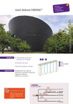 Guide de pose Joint debout VMZINC en façade - 2
