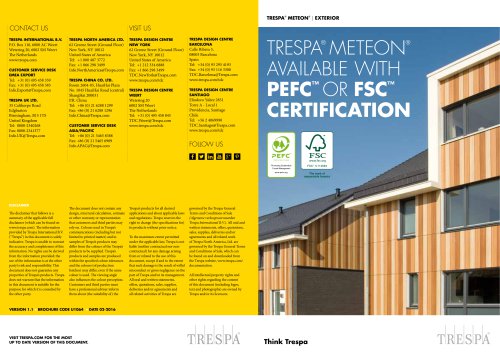 TRESPA®  METEON® | EXTERIOR