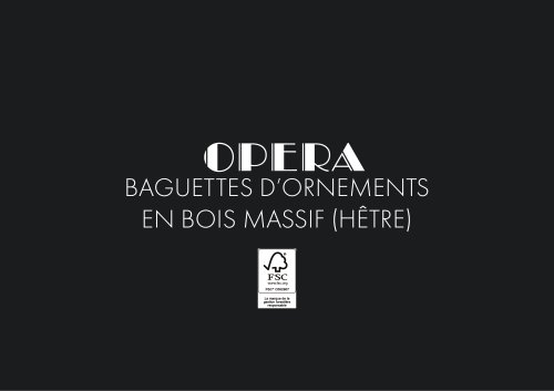 CATALOGUE OPERA 