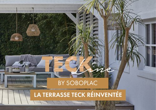 Catalogue TeckLine, la terrasse Teck réinventée