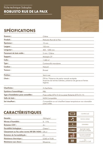 ROBUSTO RUE DE LA PAIX