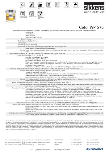 Cetol WP 575