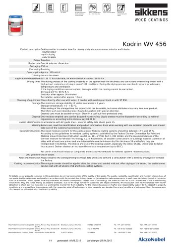 Kodrin WV 456