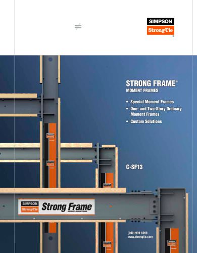 Strong Frame® Moment Frames