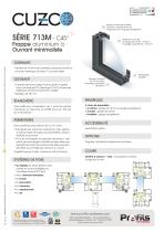 Fenêtre alu Cuzco® Ouvrant Minimaliste 713M - 2