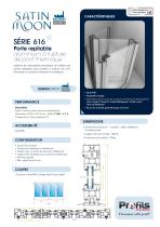 Porte repliable aluminium Satin Moon® - 1