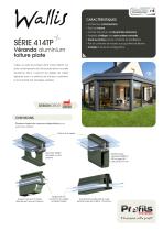 Véranda aluminium Wallis® à toiture plate - 1