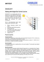 OKASOLAR F Insulating Glass with Integral Sun Control Louvres