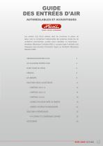 Guide des Entrées d'air - 3