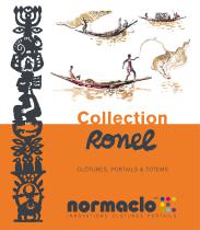 Carnet Collection RONEL : clôtures, portails et totems ethniques - 1