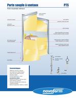 Porte souple à vantaux PTS - 1
