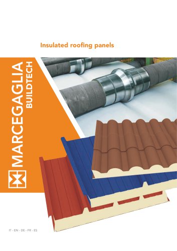 Insulated roofing panels