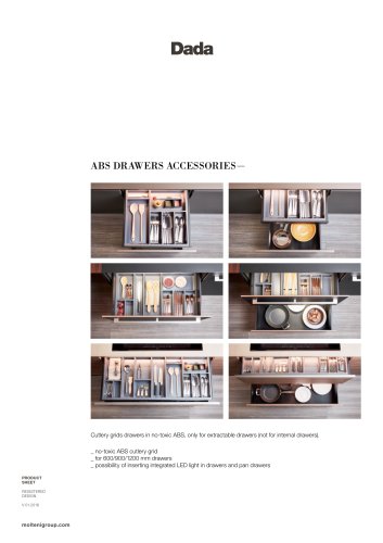 ABS DRAWERS ACCESSORIES—
