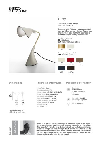 Duffy table lamp