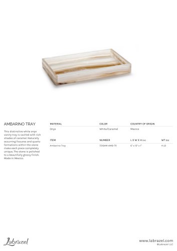 AMBARINO TRAY