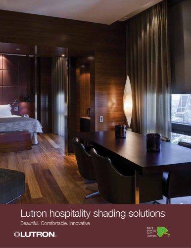 Lutron hospitality shading solutions