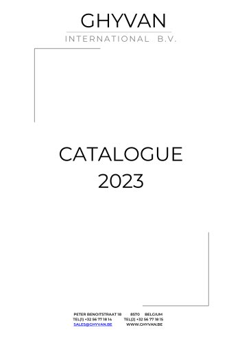 catalogue Ghyvan 2023