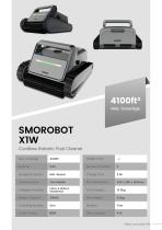 Smorobot X1W Cordless Robotics Pool Cleaner