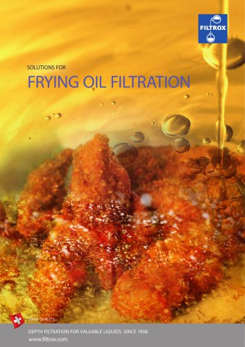 FRYING OIL FILTRATION