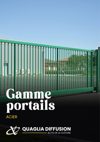 Brochure portails acier