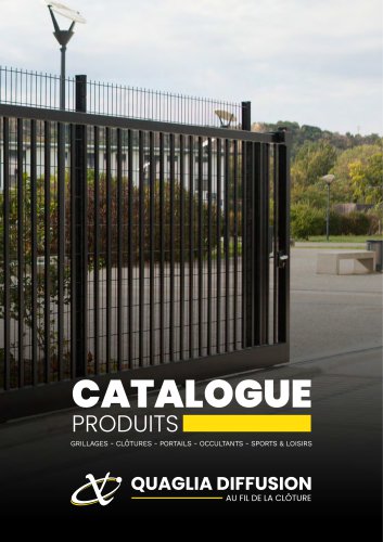 Catalogue produit - Quaglia Diffusion 2025