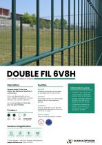 clôture double fil 6V8H - 1