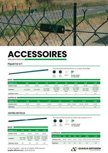 FP accessoires grillages