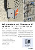 Boîtier encastré pour l’impression 3D de béton - 2