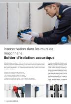 Installation dans les parois d’isolation acoustique - 6