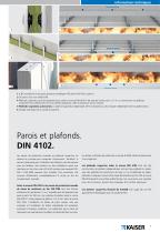 Systèmes de boîtes, boîtiers et cloisonnements pour parois et plafonds de protection incendie - 7