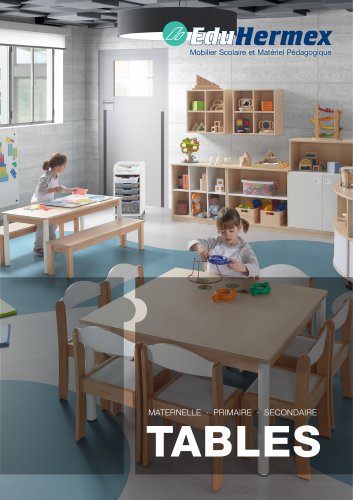 CATALOGUE TABLES Maternelle, primaire et secondaire