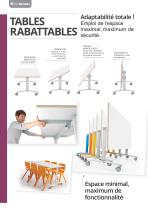 CATALOGUE TABLES RABATTABLES SCOLAIRE primaire et secondaire - 2