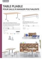 CATALOGUE TABLES RABATTABLES SCOLAIRE primaire et secondaire - 8