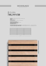 Fiche Technique Woodslines WL/H11/38 - 1