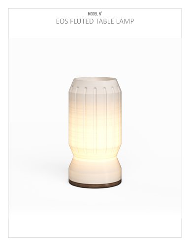 EOS FLUTED TABLE LAMP