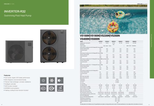 R32 Inverter Air Water Heat Pump Swimming Pool Heater