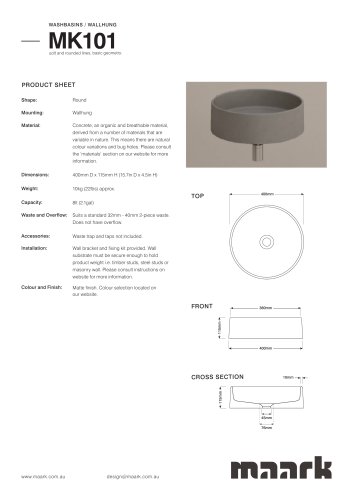 MK101 Wallhung