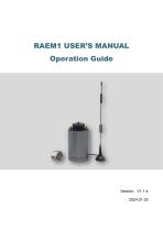 RAEM1 USER’S MANUAL Operation Guide